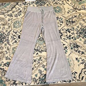 AERIE Velour Baby Blue Track Pants